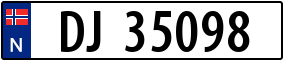 Truck License Plate